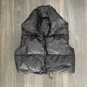Black Puffer Vest